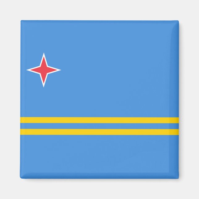 Íman Bandeira de Aruba (Frente)