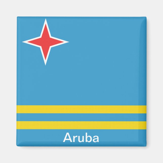Íman Bandeira de Aruba (Frente)