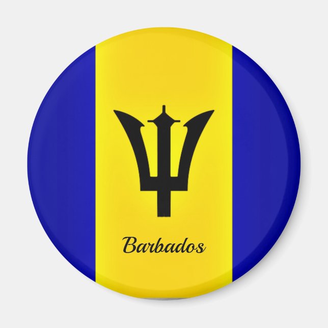 Íman Bandeira de Barbados (Frente)