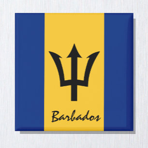 Íman Bandeira de Barbados e fãs de férias/esportes da