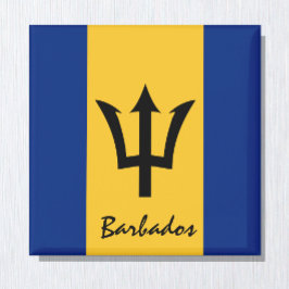 Íman Bandeira de Barbados e fãs de férias/esportes na A