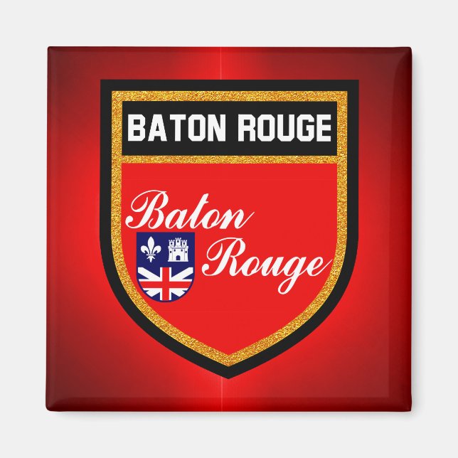 Íman Bandeira de Baton Rouge (Frente)