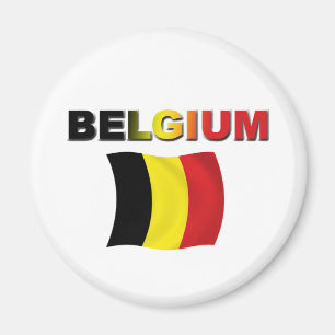 Íman Bandeira de Bélgica
