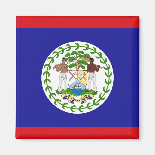 Íman Bandeira de Belize (Frente)
