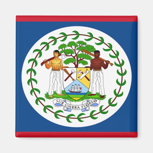 Íman Bandeira de Belize (Frente)