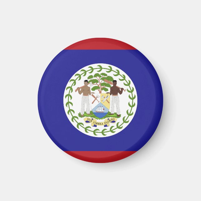 Íman bandeira de Belize (Frente)