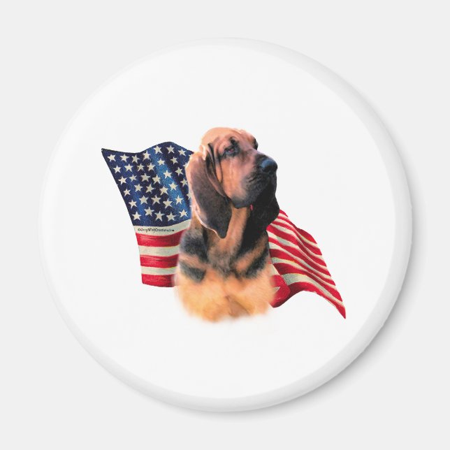 Íman Bandeira de Bloodhound (Frente)