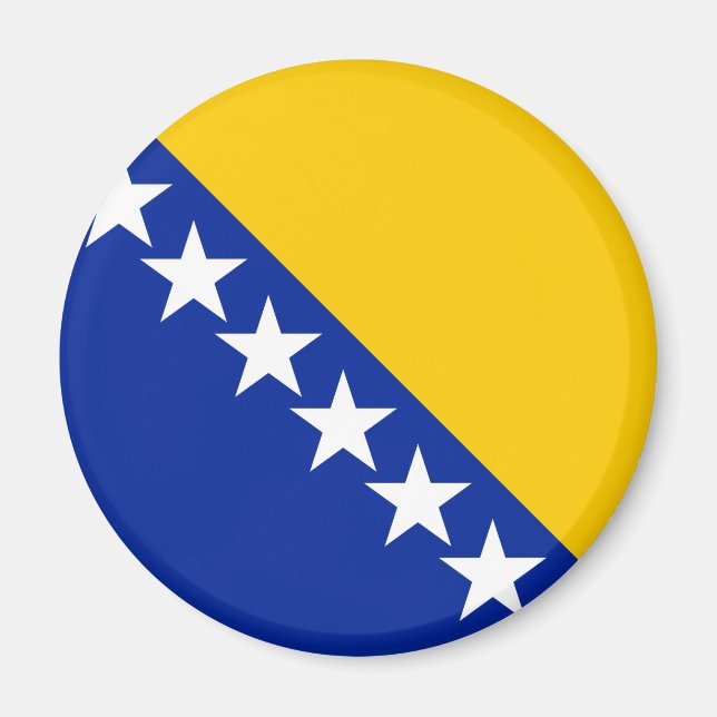 Íman Bandeira de Bósnia e de Herzegovina (Frente)