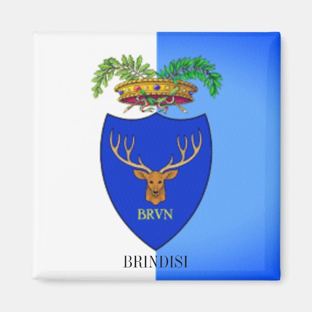 Íman Bandeira de Brindisi, Itália (Frente)