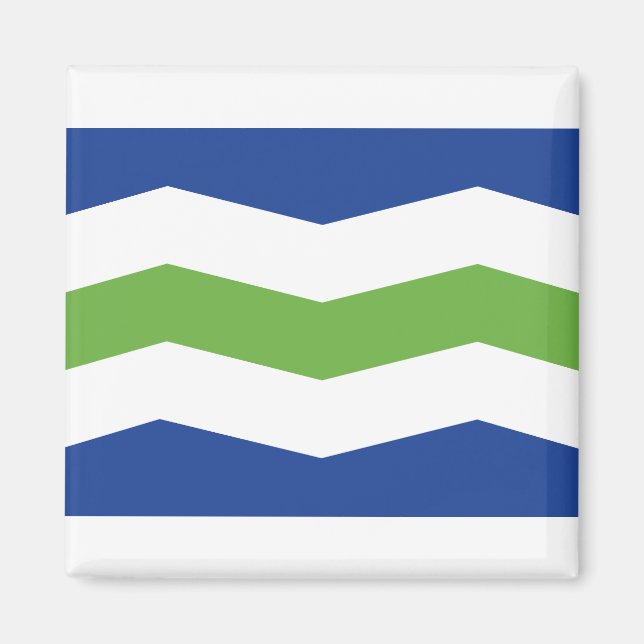 Íman Bandeira de Burlington, Vermont (Frente)
