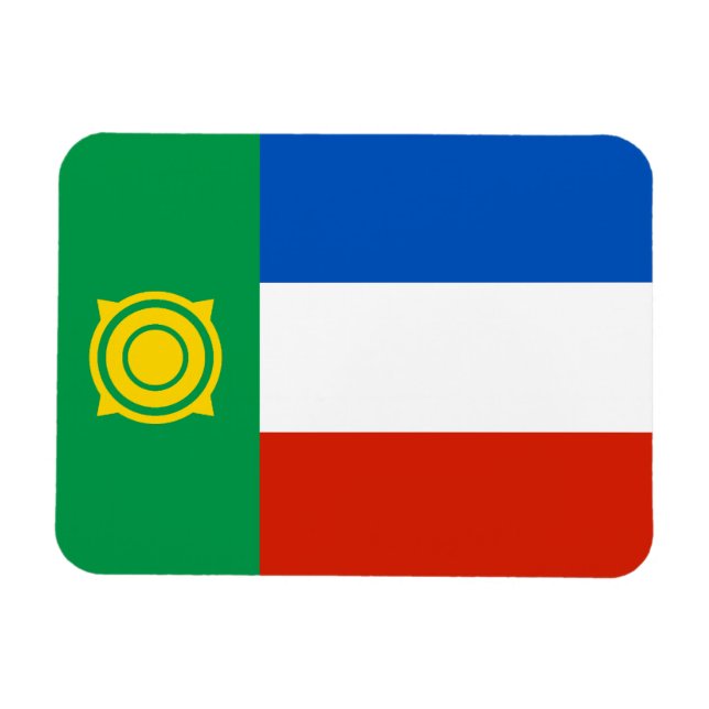 Íman Bandeira de Cacássia (Horizontal)