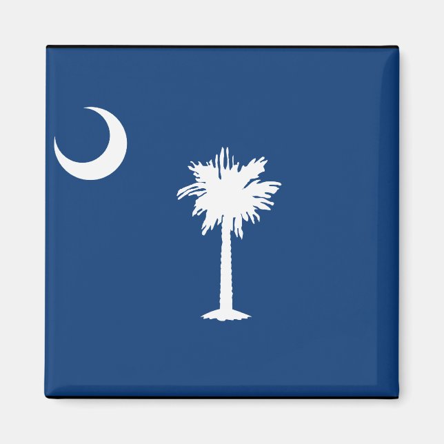 ÍMAN BANDEIRA DE CAROLINA DO SUL (Frente)