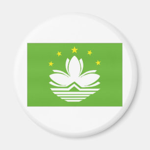 Íman Bandeira de China Macao