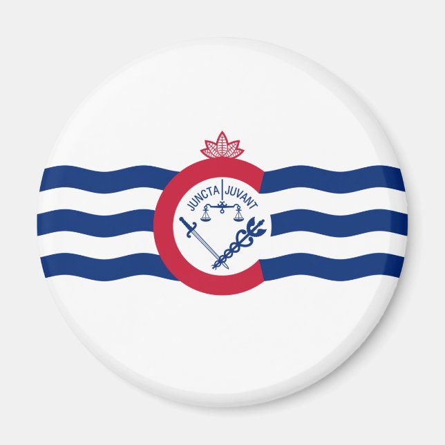 Íman Bandeira de Cincinnati (Ohio) (Frente)