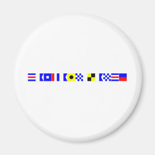 Íman bandeira de código capitão lance