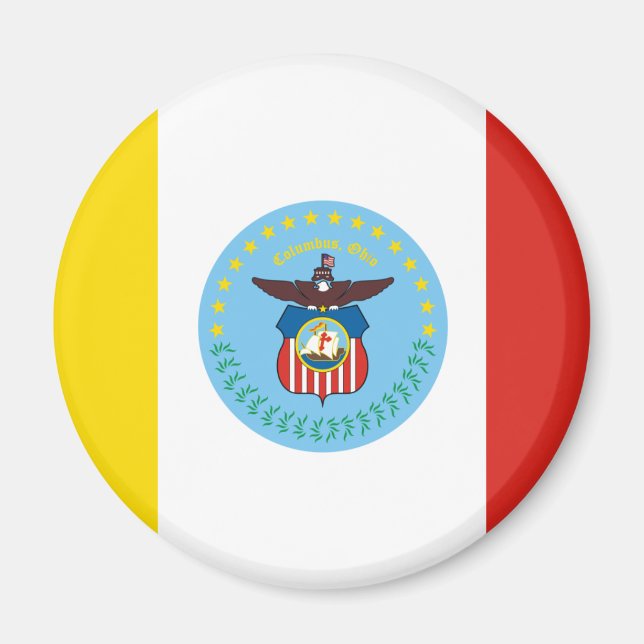 Íman Bandeira de Columbus, Ohio (Frente)