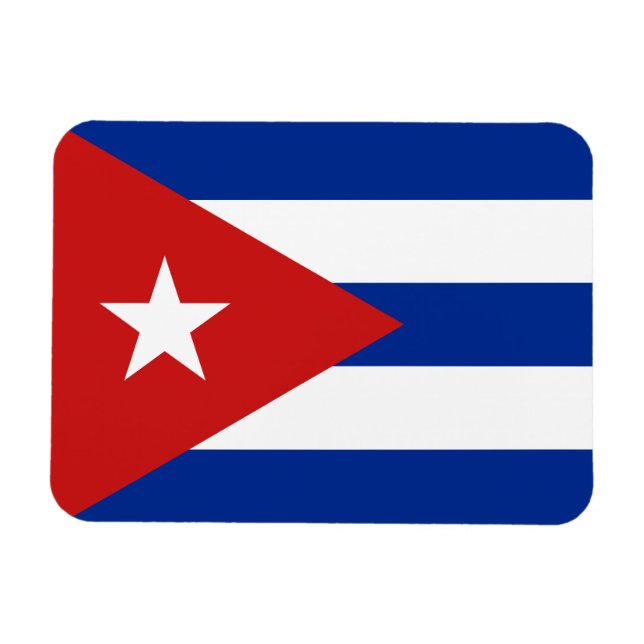 Íman Bandeira de Cuba (Horizontal)
