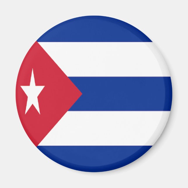 Íman Bandeira de Cuba (Frente)