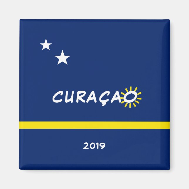 Íman Bandeira de Curaçao (Frente)