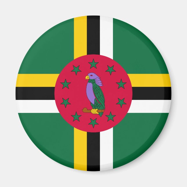 Íman Bandeira de Dominica (Frente)