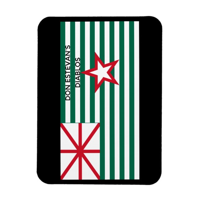 Íman Bandeira de Don Estevan Diablos Morale (Vertical)