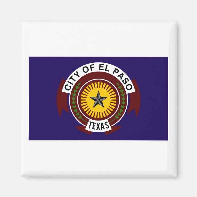 Íman Bandeira de El Paso (Frente)