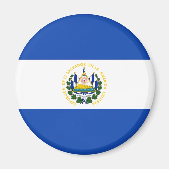 Íman Bandeira de El Salvador - Bandera de El Salvador (Frente)