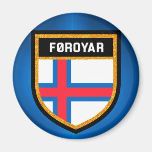 Íman Bandeira de Faroe Island