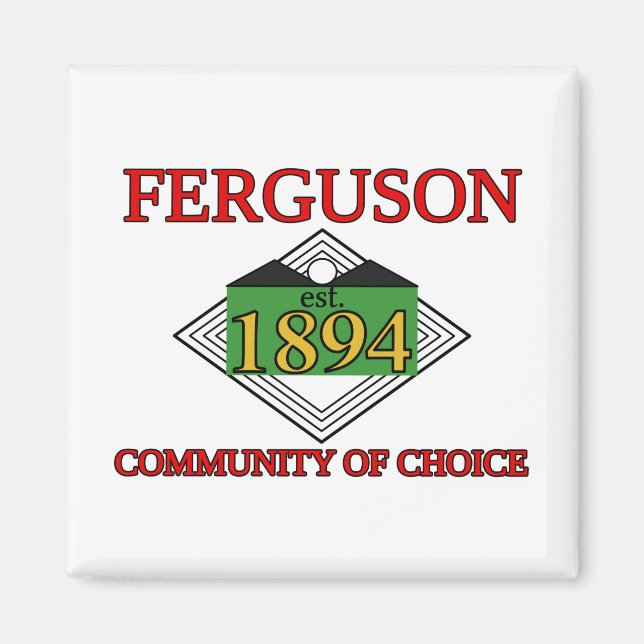 Íman Bandeira de Ferguson, Missouri (Frente)