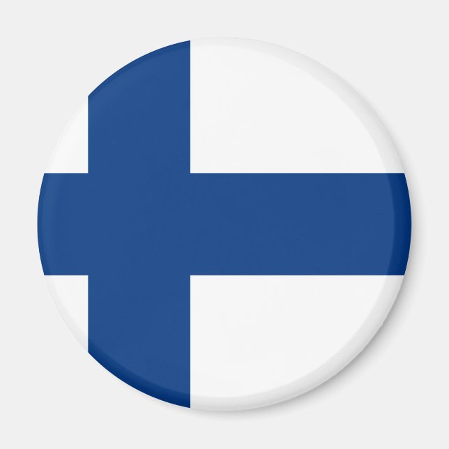 Íman Bandeira de Finlandia (Frente)