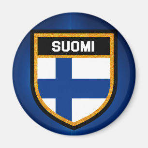 Íman Bandeira de Finlandia