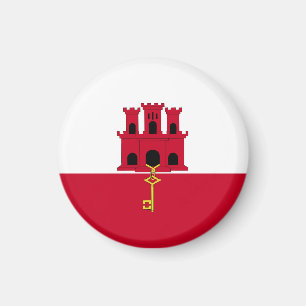 Íman bandeira de Gibraltar