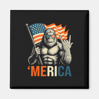 Íman Bandeira de Gorila Americana Óculos de Sol Engraça