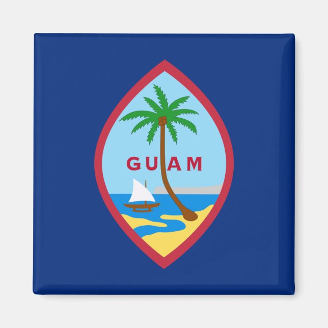 Íman Bandeira de Guam (Frente)
