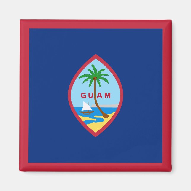 Íman Bandeira de Guam (Frente)