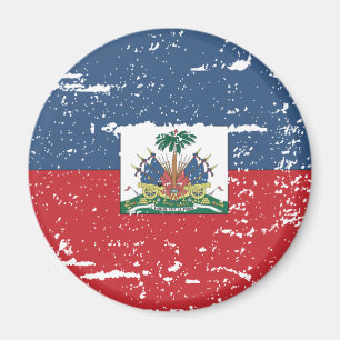 Íman Bandeira de Haiti do vintage