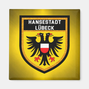 Íman Bandeira de Hansestadt Lübeck