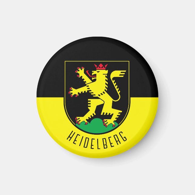 Íman Bandeira de Heidelberg - ALEMANHA (Frente)