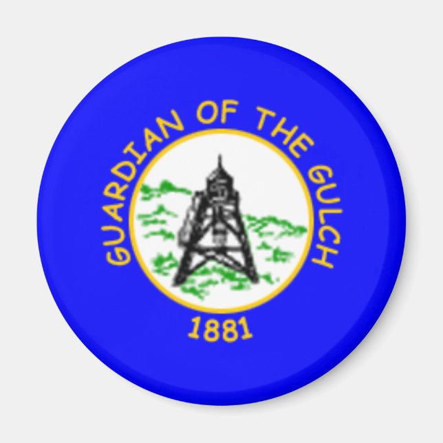 Íman Bandeira de Helena, Montana (Frente)