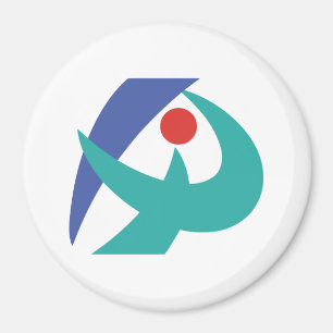 Íman Bandeira de Iga, Mie, Japão