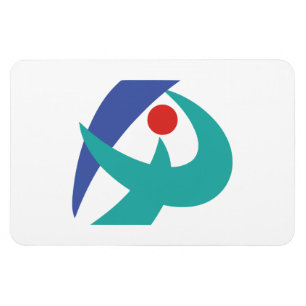 Íman Bandeira de Iga, Mie, Japão