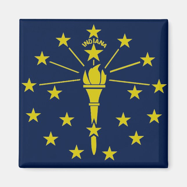 Íman Bandeira de Indiana (Frente)