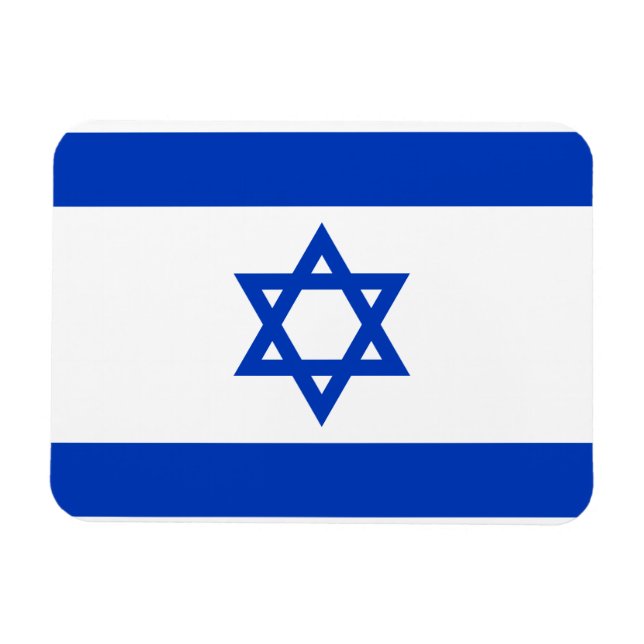 Íman Bandeira de Israel (Horizontal)