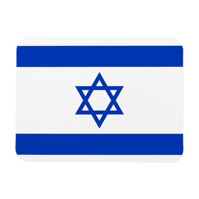 Íman Bandeira de Israel (Horizontal)