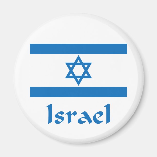 Íman Bandeira de Israel (Frente)