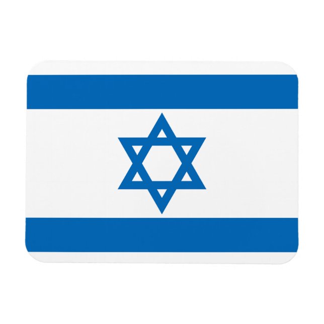 Íman Bandeira de Israel (Horizontal)