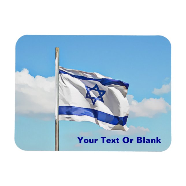Íman Bandeira De Israel (Horizontal)