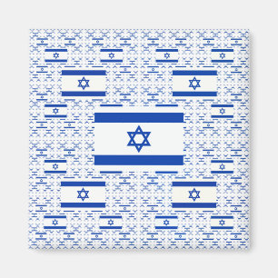 Íman Bandeira de Israel - estrela de David - nas