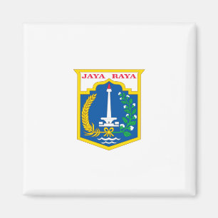 Íman Bandeira de Jacarta (Cidade Capital da Indonésia)