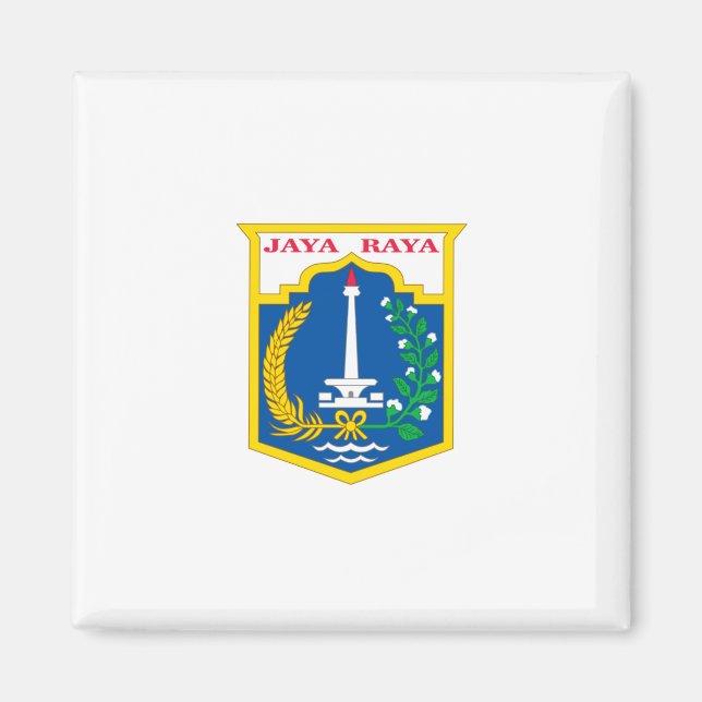 Íman Bandeira de Jacarta (Cidade Capital da Indonésia) (Frente)